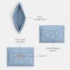 imageCoach Womens Quilted Pillow Leather Essential Card CaseB4Bluebell