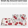 imageCoach x Peanuts Essential Small Zip Around Card Case in Newspaper PrintB4CHALK MULTI