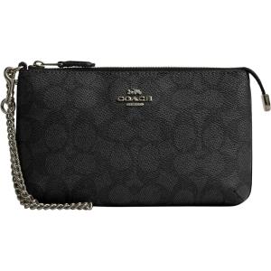 imageCoach Large Wristlet W ChainCharcoalBlack