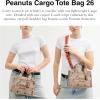 imageCoach Colored Dye Denim Cargo Tote 26Dark Natural Multi