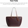 imageCoach Taxi Tote in Signature CanvasB4Black Currant Sable