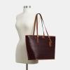 imageCoach Taxi Tote in Signature CanvasB4Black Currant Sable