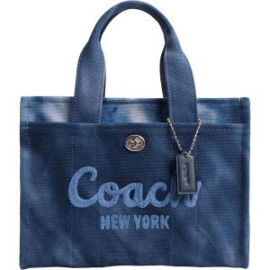 imageCoach Colored Dye Denim Cargo Tote 26Midnight Navy