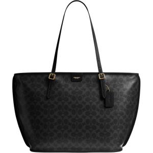 imageCoach Taxi Tote in Signature CanvasB4Black Black