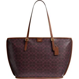 imageCoach Taxi Tote in Signature CanvasB4Black Currant Sable