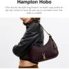 imageCoach Womens Hamptons Hobo BagB4Black Currant