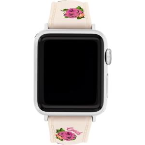 imageCoach Apple Watch Strap Compatible with 38mm 40mm 41mm Apple Watch Interchangeable Band Floral Design Personalize Your StyleChalk