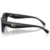 imageCOACH Womens Hc8434u Universal Fit SunglassesBlackGrey Gradient Polarized