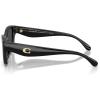 imageCOACH Womens Hc8434u Universal Fit SunglassesBlackGrey Solid