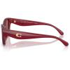 imageCOACH Womens Hc8434u Universal Fit SunglassesMilky CherryBerry Mirrored