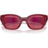 imageCOACH Womens Hc8434u Universal Fit SunglassesMilky CherryBerry Mirrored