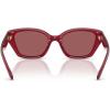 imageCOACH Womens Hc8434u Universal Fit SunglassesMilky CherryBerry Mirrored