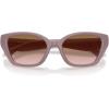 imageCOACH Womens Hc8434u Universal Fit SunglassesMilky PuttyBrown Peach Gradient