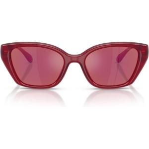 imageCOACH Womens Hc8434u Universal Fit SunglassesMilky CherryBerry Mirrored