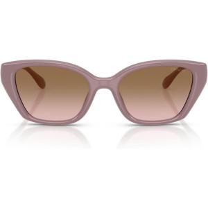 imageCOACH Womens Hc8434u Universal Fit SunglassesMilky PuttyBrown Peach Gradient