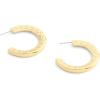 imageCOACH Jewelry Womens Signature C Large Hoop EarringsGold