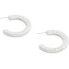 imageCOACH Jewelry Womens Signature C Large Hoop EarringsRhodium