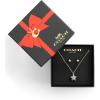 imageCOACH Jewelry Womens Signature C Pav Star Necklace ampamp Earrings Boxed Jewelry Set