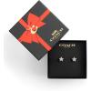 imageCOACH Jewelry Womens Signature C Pav Star Stud Boxed Earrings