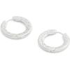 imageCOACH Jewelry Womens Signature C Small Hoop EarringsRhodium