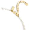 imageCOACH Jewelry Womens Signature Cat Charm Pearl Strand Necklace