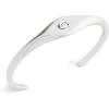 imageCOACH Jewelry Womens Signature Signet Cuff BraceletRhodium