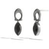 imageCOACH Womens Gemstone Earring and Necklace SetBLACK