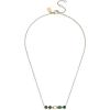 imageCOACH Womens Gemstone Earring and Necklace SetDARK GREEN