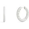 imageCOACH Jewelry Womens Signature C Small Hoop EarringsRhodium