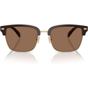 imageCOACH Hc8412 Square SunglassesLight GoldBrownBrown Solid