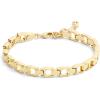 imageCOACH Jewelry Womens Beveled Signature C Link Bracelet