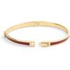 imageCOACH Jewelry Womens Signature C Enamel Bangle BraceletRedGold