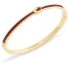 imageCOACH Jewelry Womens Signature C Enamel Bangle BraceletRedGold
