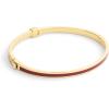 imageCOACH Jewelry Womens Signature C Enamel Bangle BraceletRedGold