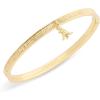 imageCOACH Jewelry Womens Signature Rexy Charm Bangle Bracelet