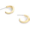 imageCOACH Jewelry Womens Signature Signet Huggie EarringsGold