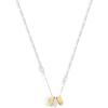 imageCOACH Jewelry Womens Signature Signet Rondelle Pendant Necklace