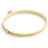 imageCOACH Jewelry Womens Signature Tea Rose Charm Bangle Bracelet