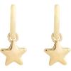 imageCOACH Jewelry Womens Star Charm Huggie EarringsGold