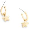 imageCOACH Jewelry Womens Star Charm Huggie EarringsGold