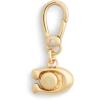 imageCOACH Womens Collectible Signature Jewelry CharmC Stone CrystalGold