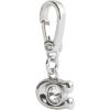 imageCOACH Womens Collectible Signature Jewelry CharmC Stone CrystalRhodium