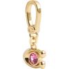 imageCOACH Womens Collectible Signature Jewelry CharmC Stone PinkGold