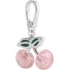 imageCOACH Womens Collectible Signature Jewelry CharmCherry PinkRhodium