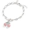 imageCOACH Womens Collectible Signature Jewelry CharmCherry PinkRhodium