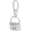 imageCOACH Womens Collectible Signature Jewelry CharmHandbag Rhodium