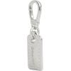 imageCOACH Womens Collectible Signature Jewelry CharmStitched Hangtag Rhodium