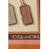 imageCOACH womens Leather Hang Tag Printed Silk BandanaTan Multi
