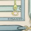 imageCOACH womens Multi Belt Printed Silk SquareBluebellMulti