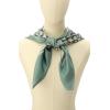 imageCOACH womens Textured Signature C Printed Silk SquareAquamarine